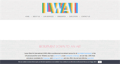 Desktop Screenshot of laceywestartintl.com
